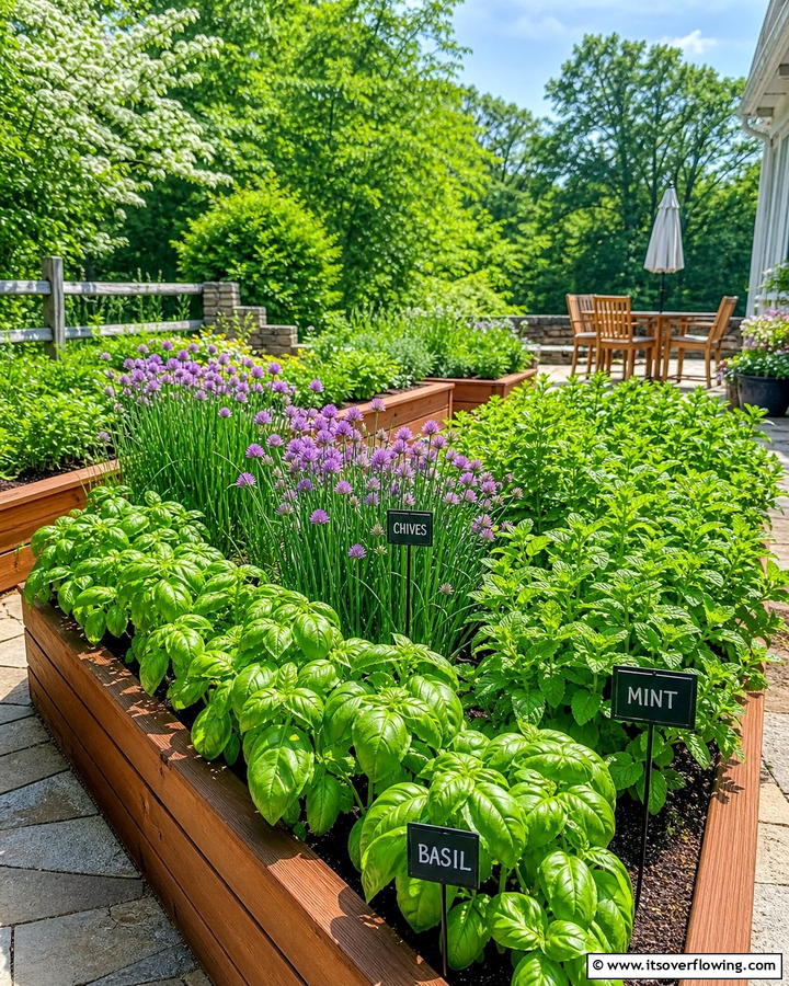 Herb Garden - 21 Beautiful Garden Ideas to Transform Your Outdoor Space
