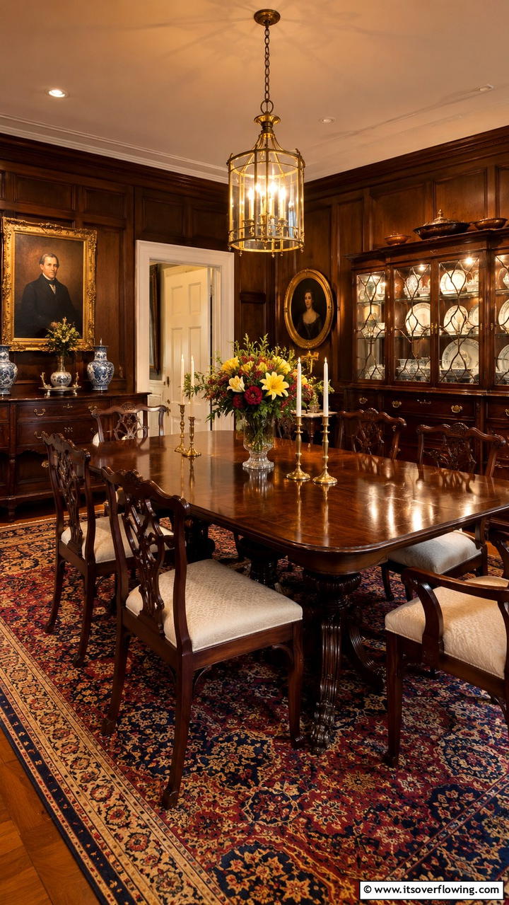 Heritage Inspired Dining - 30 Dining Room Ideas for Memorable Gatherings