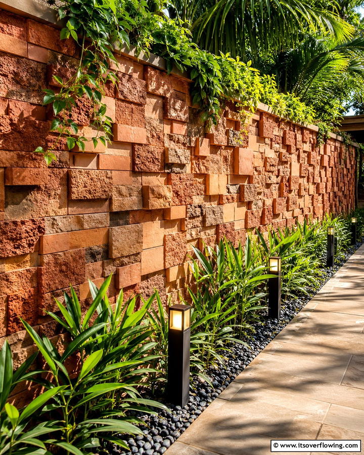 Heritage Revival Brick Wall - 30 Classic Brick Fence Ideas for Timeless Outdoor Security & Charm
