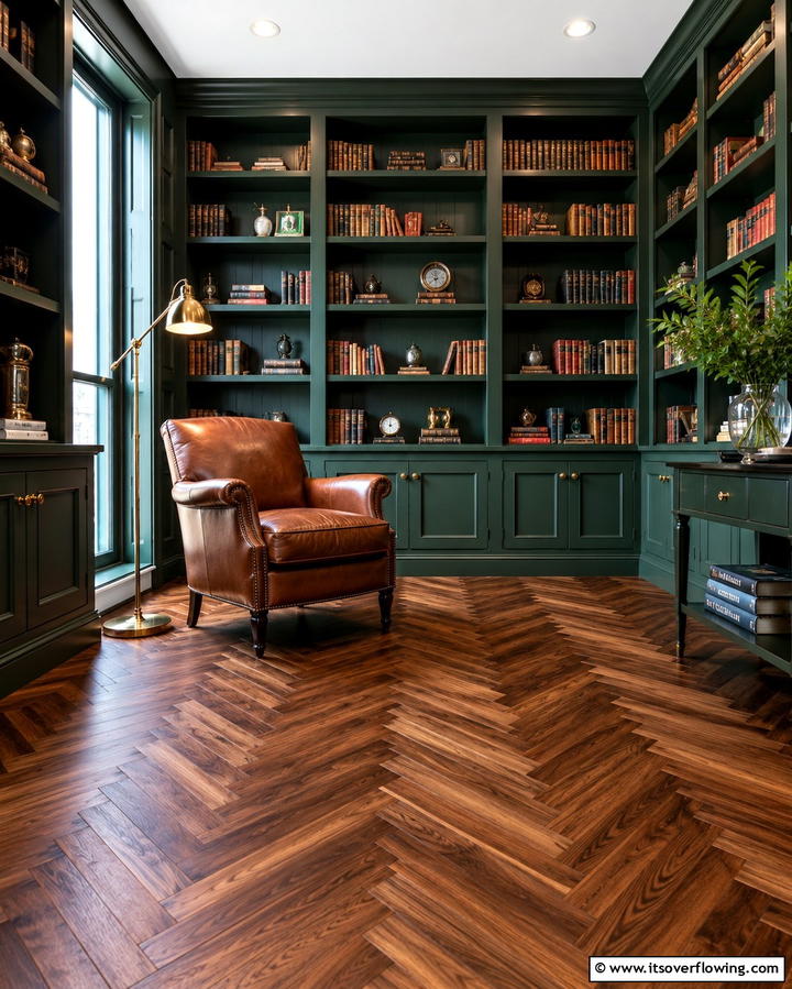 Herringbone Wood Floors - 30 Modern Wood Floor Design Ideas for Stylish Homes
