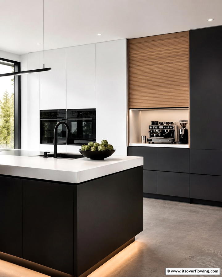 Hidden Appliance GarageExact - 25 Smart Kitchen Island Storage Ideas for Organized Kitchens