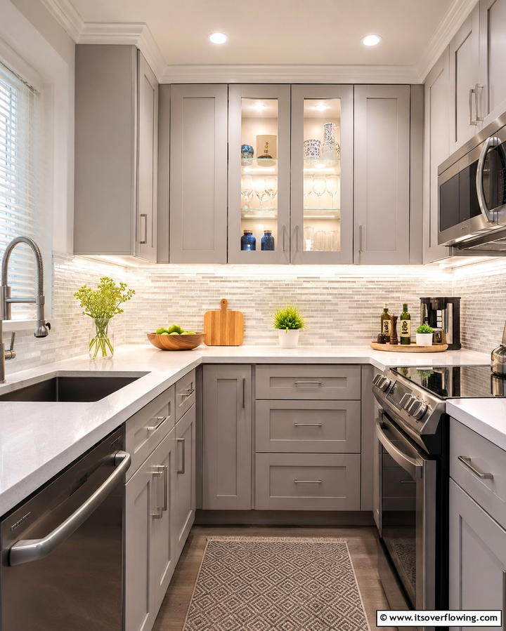 Hidden Cabinet Lighting - 30 Small Kitchen Lighting Ideas to Brighten Compact Spaces