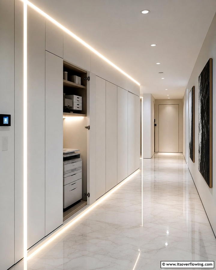 Hidden Door Storage Solutions - 21 Floor to Ceiling Cabinets Ideas for Modern Home Storage