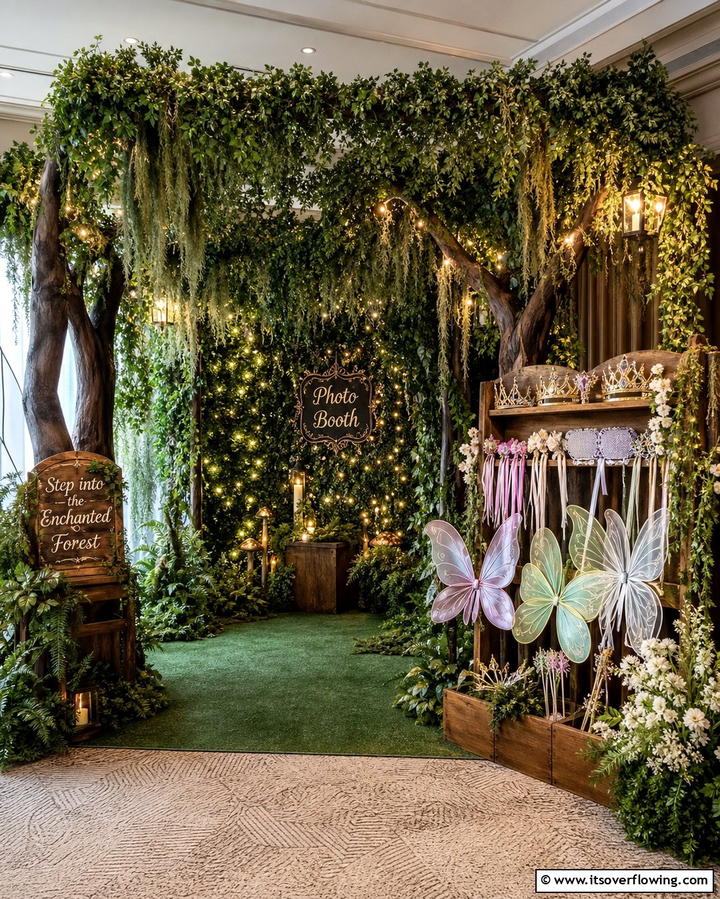Hidden Forest Photo Booth - 25 Fairytale Wedding Ideas for Your Dream Ceremony