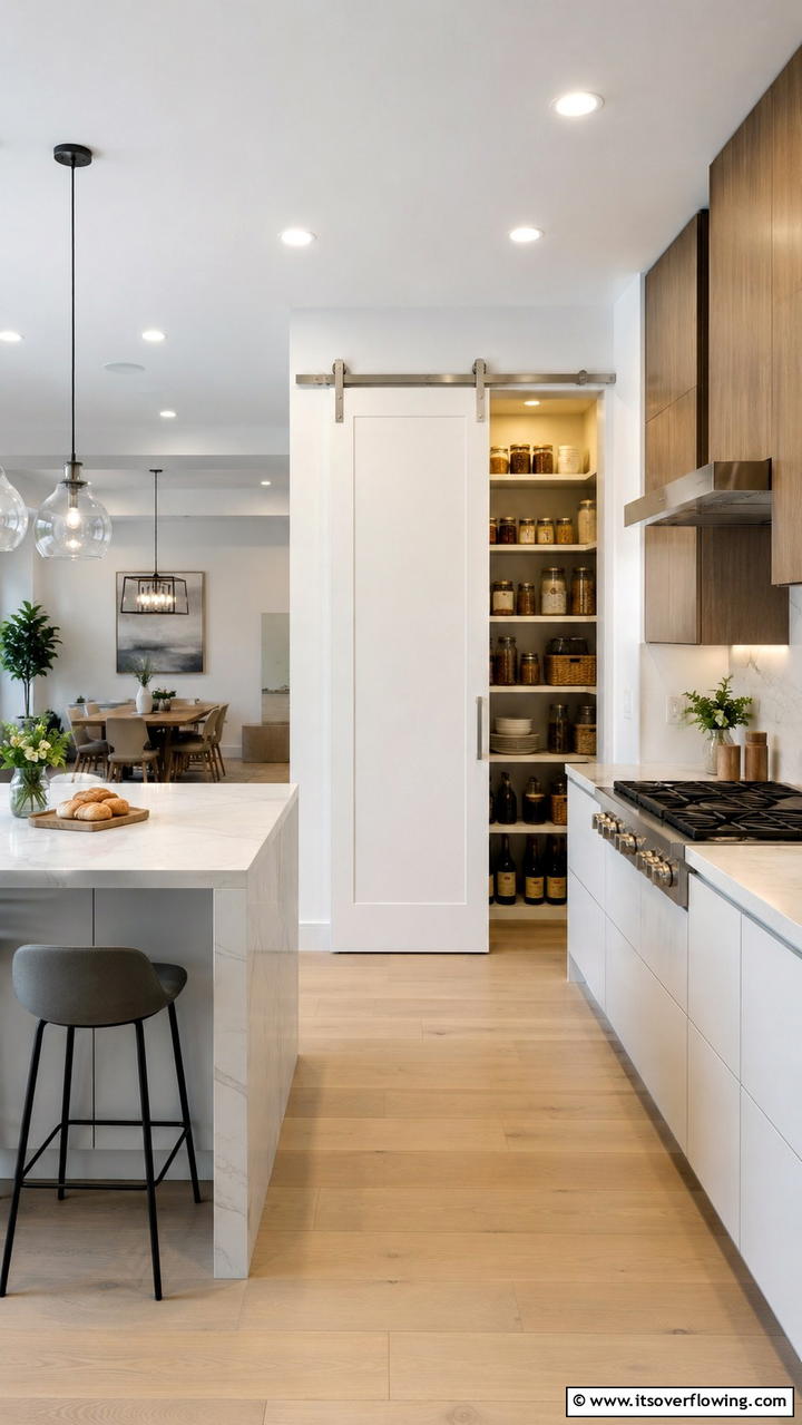 Hidden Nook Corner Pantry - 30 Corner Pantry Ideas to Maximize Kitchen Storage