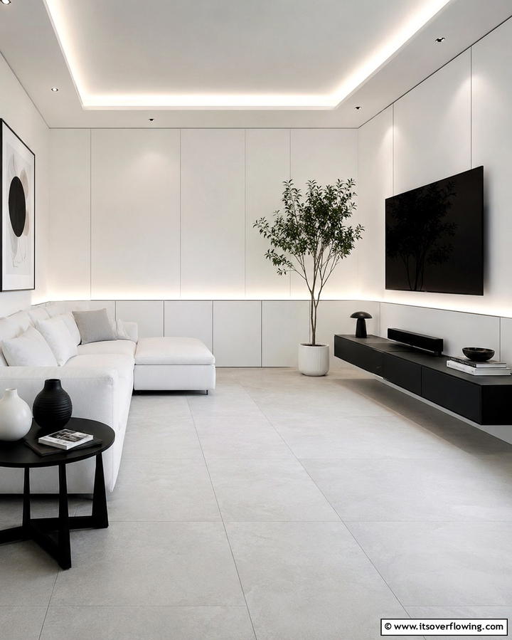 Hidden Panel Wainscoting - 30 Elegant Living Room Wainscoting Ideas for Modern Homes