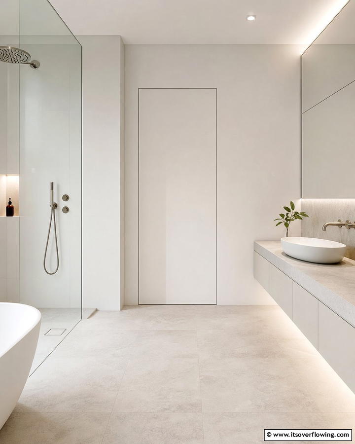 Hidden Pocket Door for Seamless Integration - 20 Bathroom Pocket Door Ideas for Modern Homes