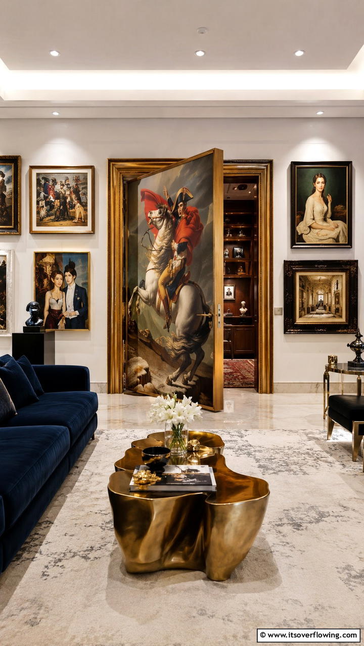 Hidden Room Behind Painting - 30 Hidden Door Ideas- Secret Storage & Creative Spaces