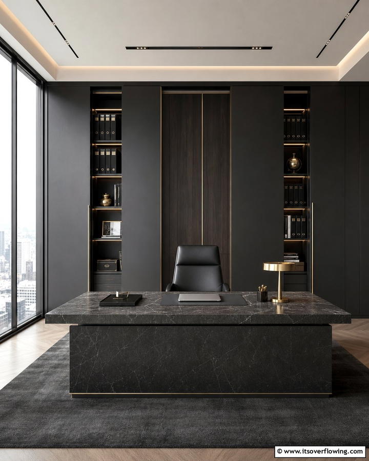 Hidden Shelves for a Clean Look - 25 Office Shelving Ideas to Maximize Storage and Style