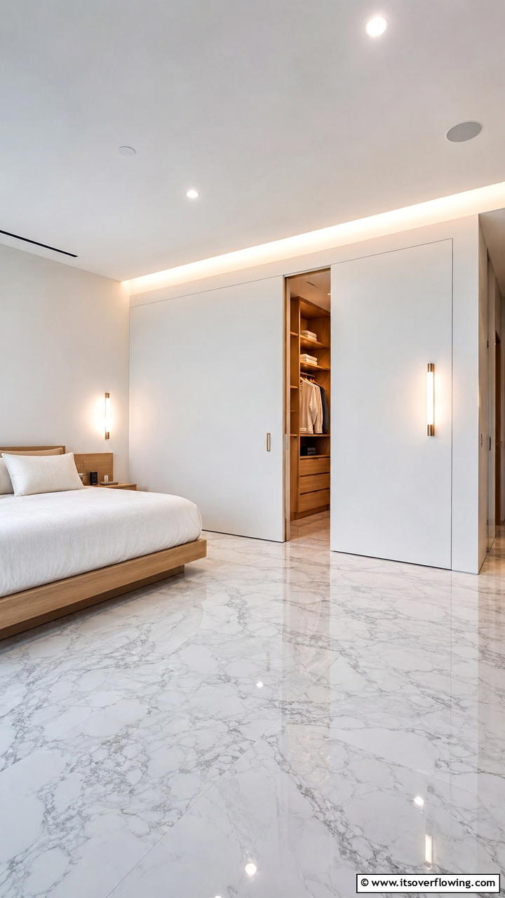 Hidden Sliding Door - 30 Closet Door Ideas to Enhance Style and Functionality