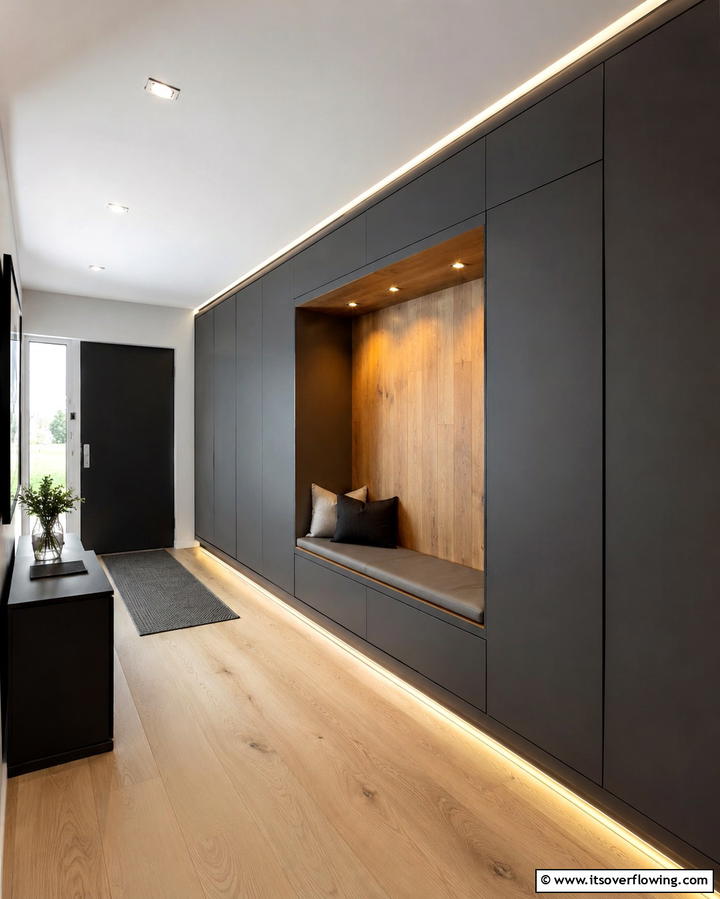 Hidden Storage Cabinets - 30 Mudroom Storage Ideas for a Clutter-Free Entryway