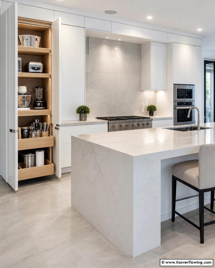 Hidden Storage Compartments - 21 Kitchen Cabinet Organization Ideas for Clutter-Free Spaces