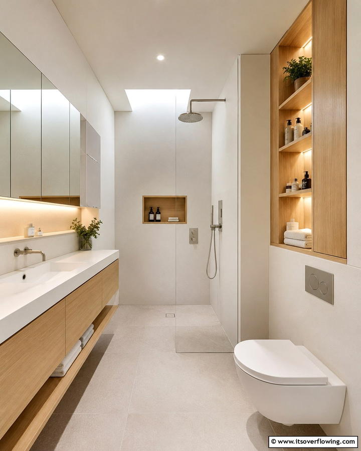 Hidden Storage Solutions - 25 Masculine Bathroom Ideas for a Bold Look