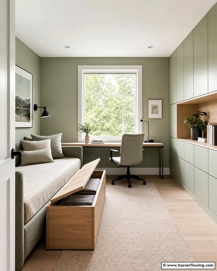 Hidden Storage Solutions - 25 Office Guest Room Ideas for a Functional and Stylish Space