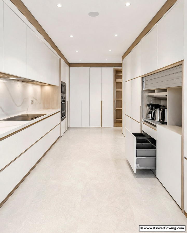 Hidden Storage Solutions - 30 Galley Kitchen Ideas for Efficient and Stylish Layouts