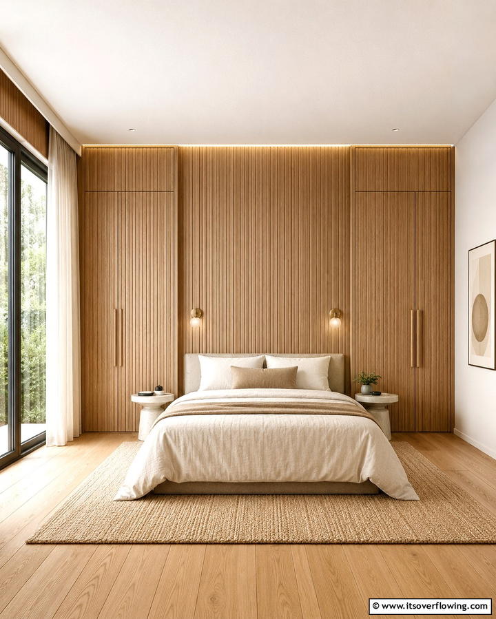 Hidden Wardrobe System - 30 Space-Saving Built-In Wardrobe Ideas Around Your Bed