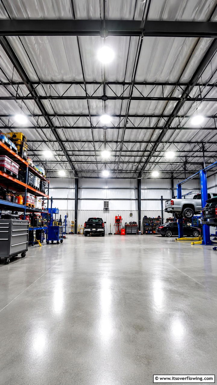 High Bay LED Fixtures - 30 Garage Lighting Ideas for Bright, Functional Spaces