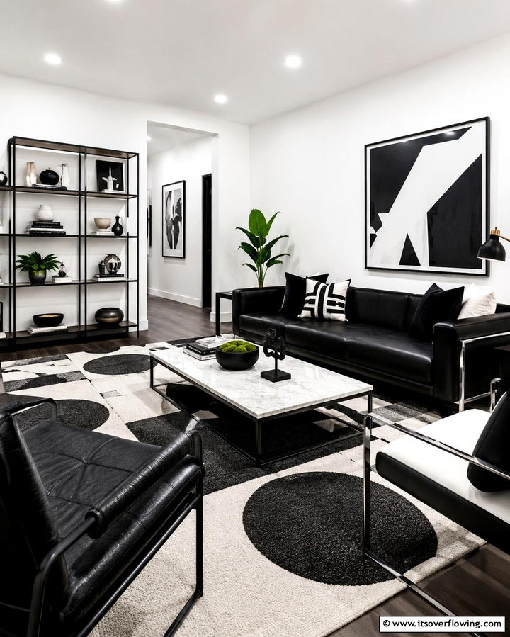 High Contrast Design Elements - 20 Metro Style Interior Design Ideas for Urban Living
