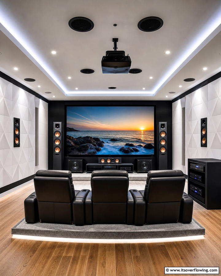 High Definition Audio Systems - 30 Home Theater Ideas- Immersive Entertainment Spaces