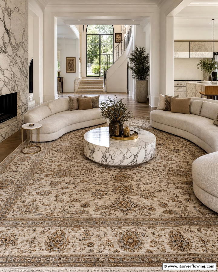High End Area Rugs - 25 Luxury Living Room Ideas for a Sophisticated Look