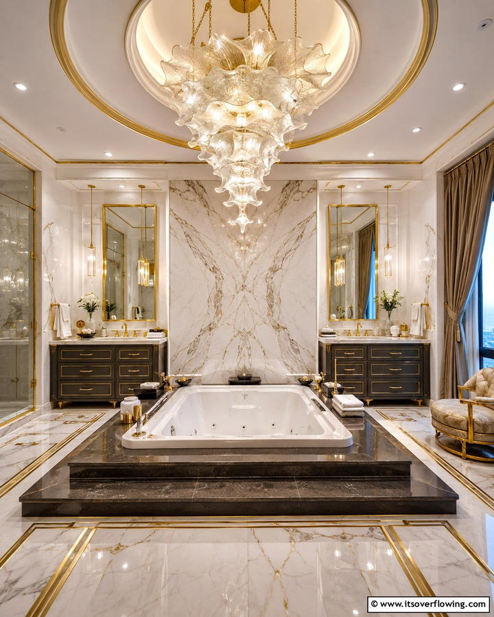 High End Luxury - 30 Bathroom Pendant Lighting Ideas for Modern Illumination