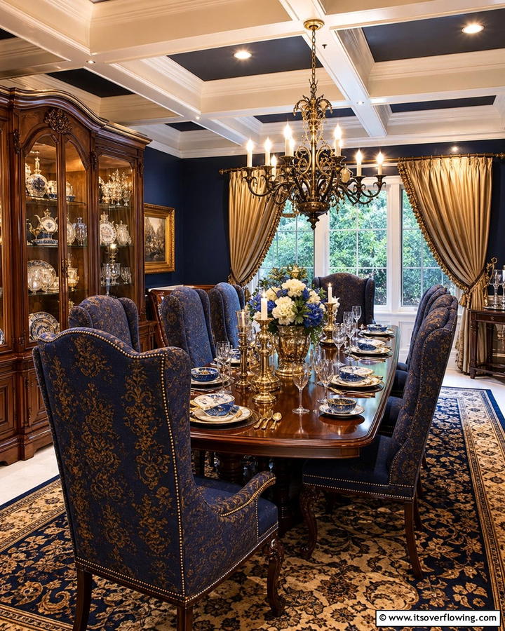 High End Traditional Refinement - 21 Luxury Dining Room Ideas for Elegant Entertaining