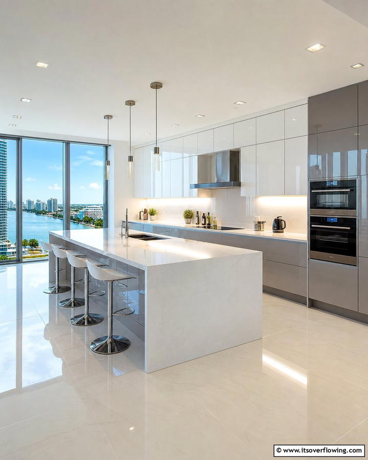 High Gloss Contemporary Cabinets - 21 Kitchen Cabinet Ideas for Every Style and Budget