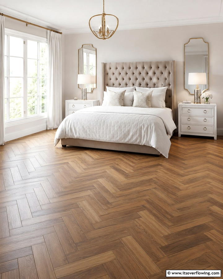 High Gloss Finish - 25 Wood Floor Design Ideas for a Stunning Home