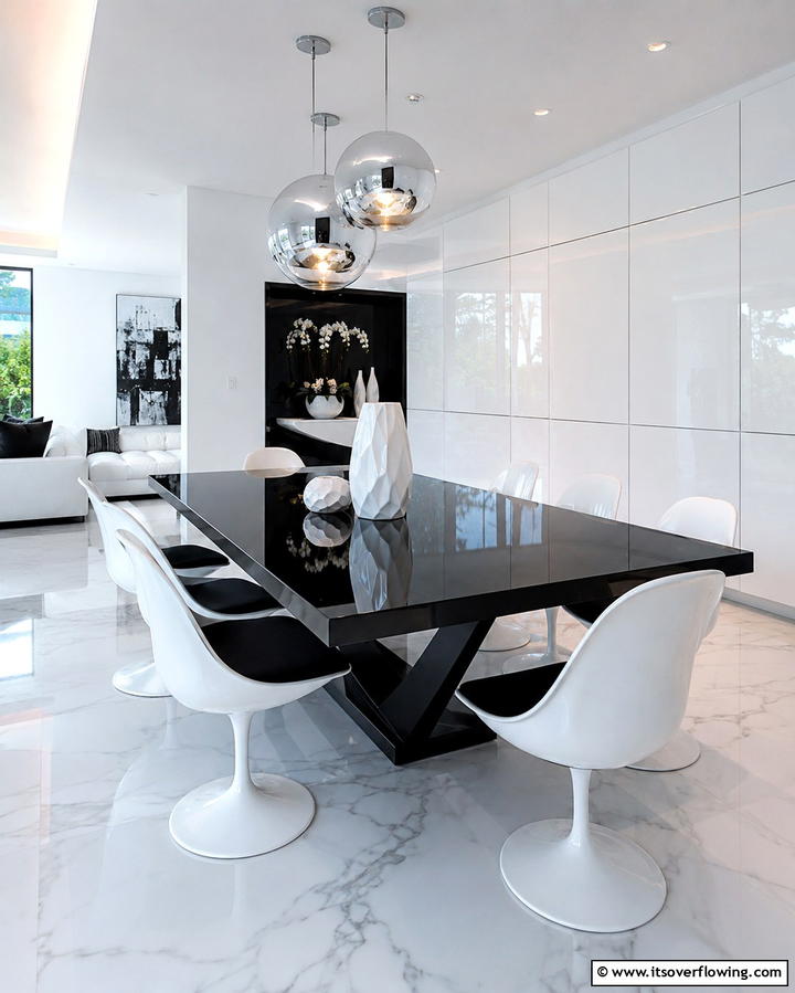 High Gloss Lacquer Table - 30 Innovative Table Design Ideas for Functional Spaces