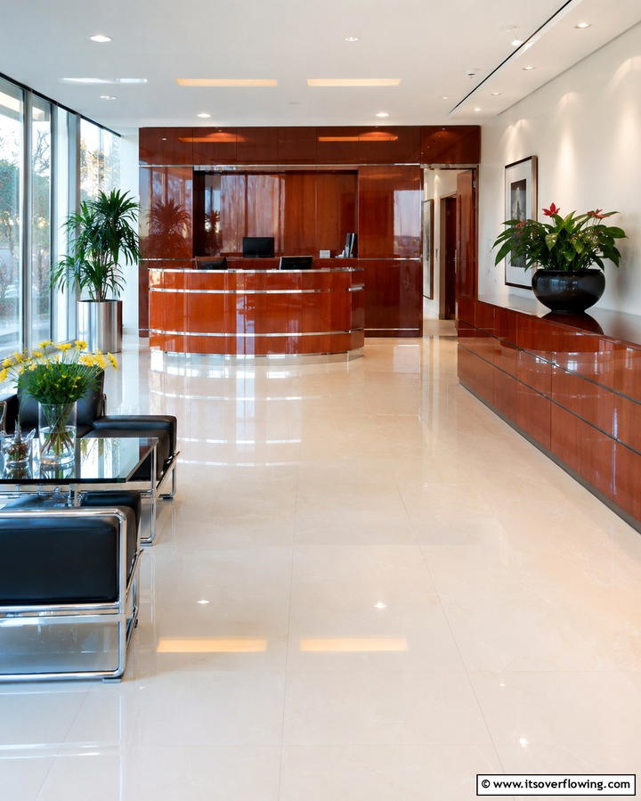 High Gloss Surfaces - 30 1990s Interior Design Ideas for Throwback Charm