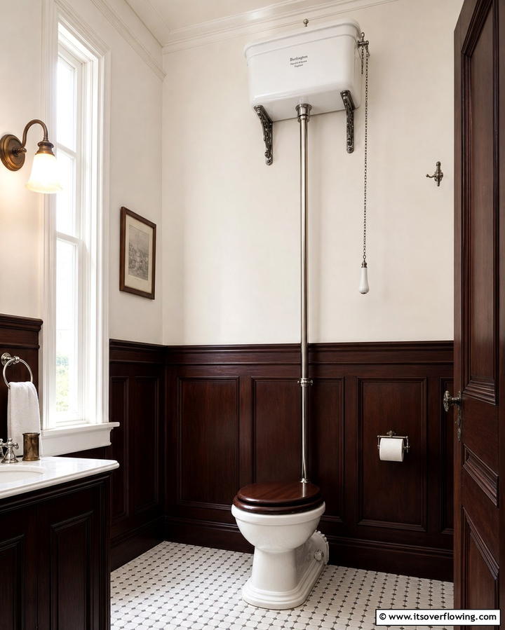 High Level Pull Chain ToiletsExact - 25 Victorian Bathroom Ideas for a Luxurious Retreat