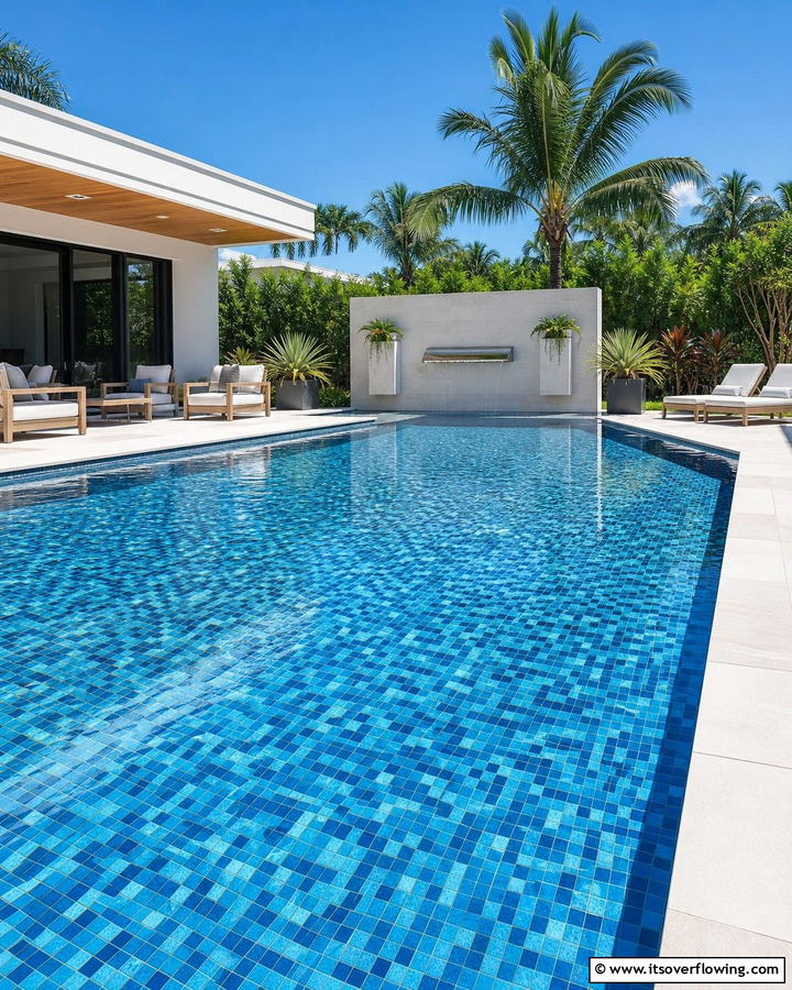 High Performance Pool Tiles - 21 Pool Tile Designs to Refresh Your Swimming Area Style