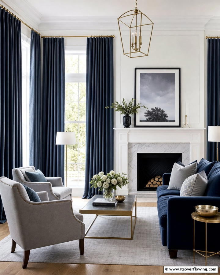 High Quality Curtains - 25 Formal Living Room Ideas for Elegant Gatherings