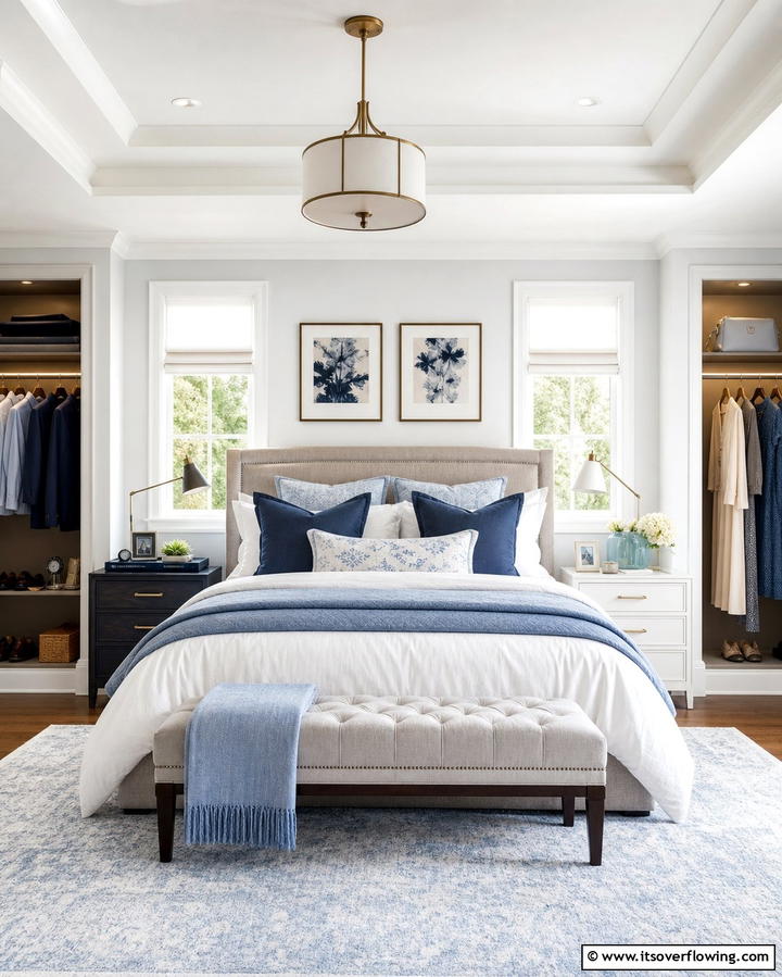His and Hers Layout - 25 Bedroom Layout Ideas for Optimal Space Use