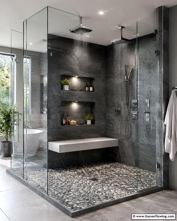 His and Hers Sections - 25 Large Bathroom Ideas for a Luxurious Retreat