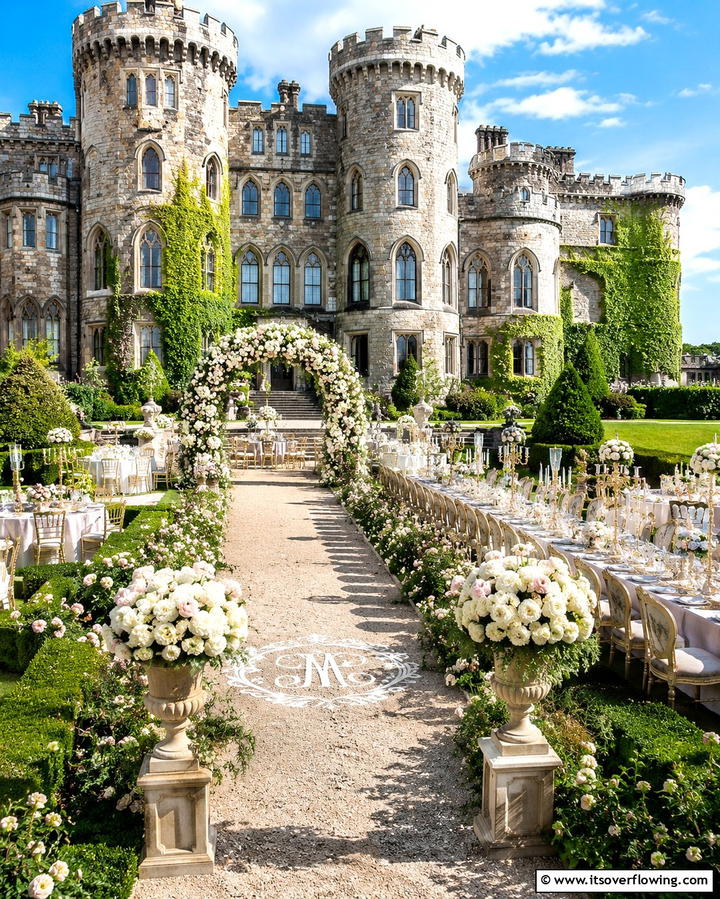 Historic Castle Celebrations - 25 Dreamy Destination Wedding Ideas for a Perfect Day