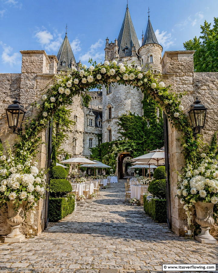 Historic Castle - 25 Dreamy Destination Wedding Ideas for a Perfect Day