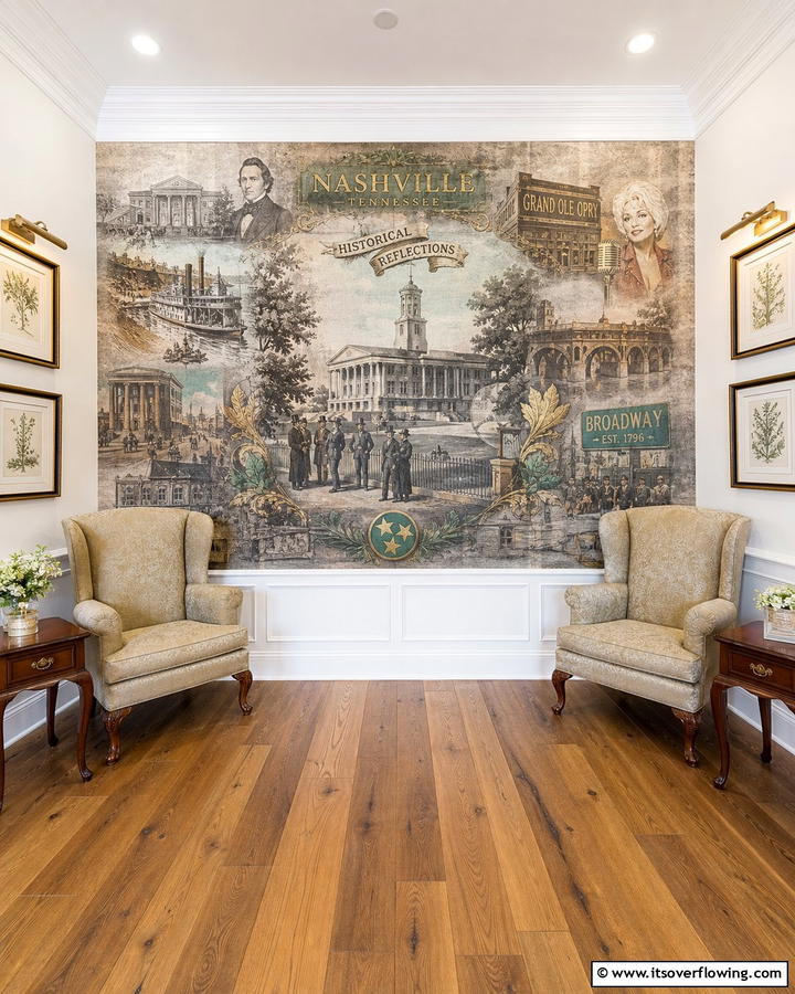 Historical Reflections in Art - 21 Nashville Mural Ideas to Inspire Your Home Art