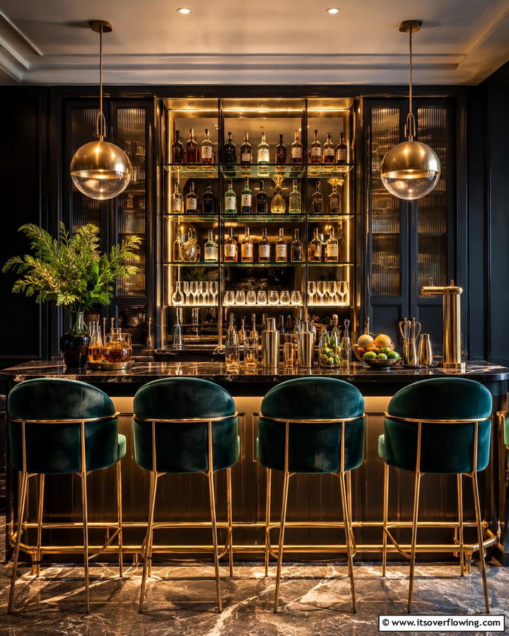 Home Cocktail Bar Experience - 30 50th Wedding Anniversary Ideas for Golden Love
