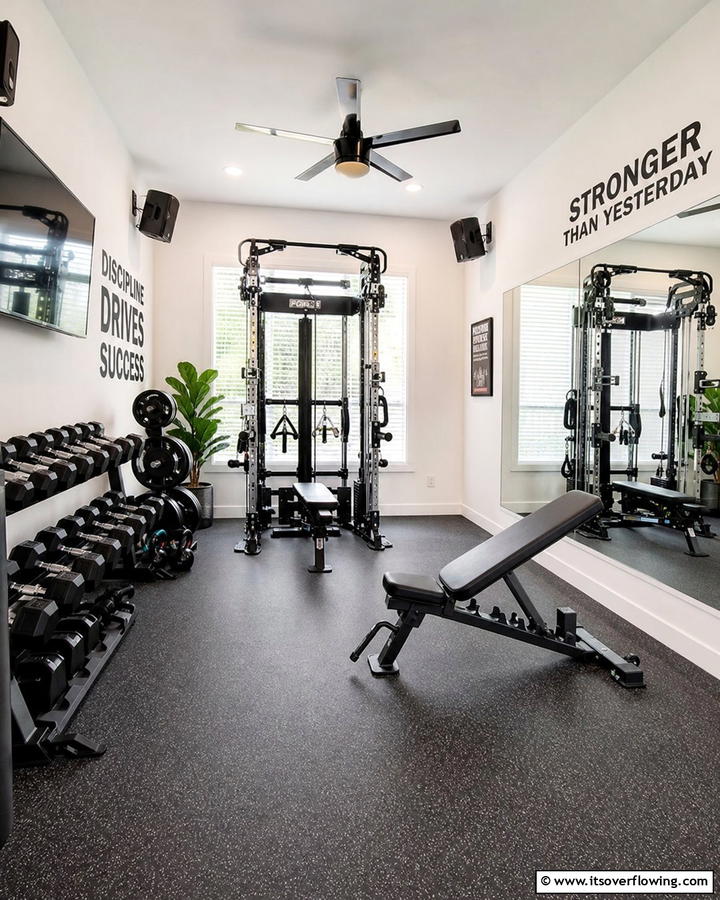 Home Gym Haven - 21 Spare Room Conversion Ideas for Multifunctional Use