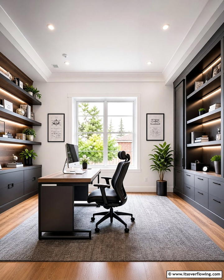 Home Office Retreat - 21 Bonus Room Ideas to Maximize Unused Spaces
