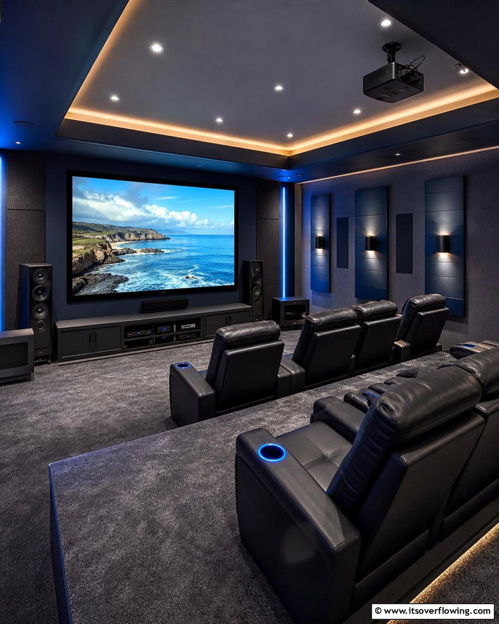 Home Theater Oasis - 21 Man Cave Design Ideas for a Personalized Retreat