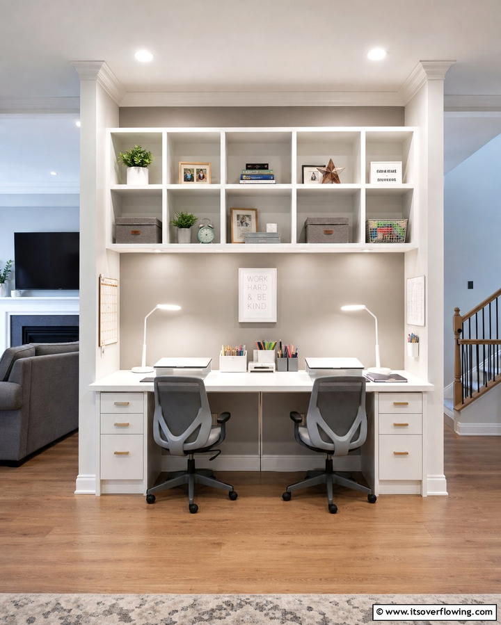 Homework Station Nook - 25 Inviting Living Room Nook Ideas for Cozy Spaces