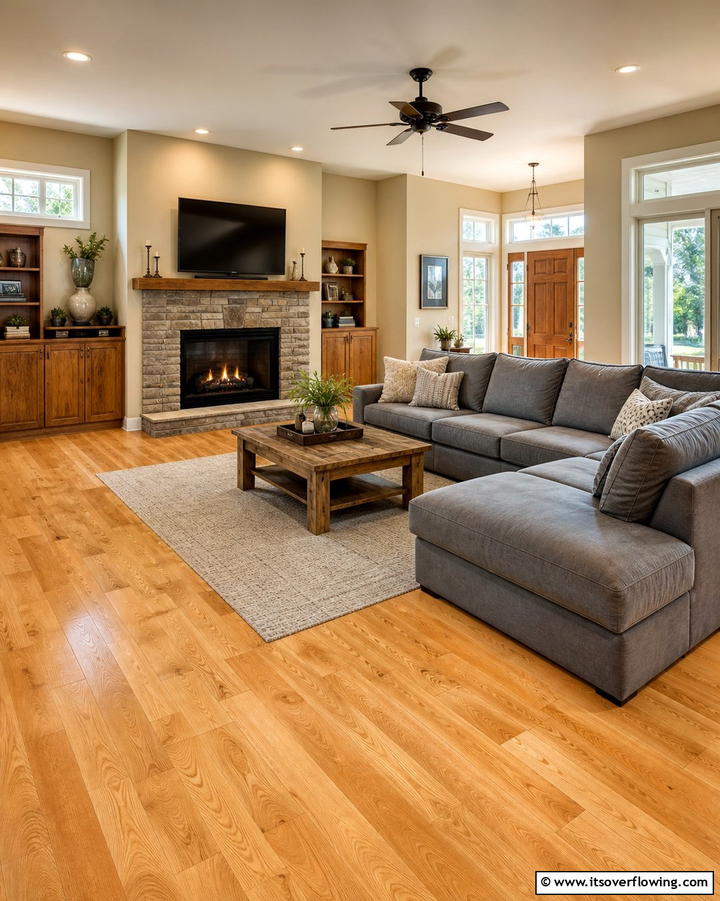 Honey Maple Glow - 25 Wood Floor Colors to Transform Your Home