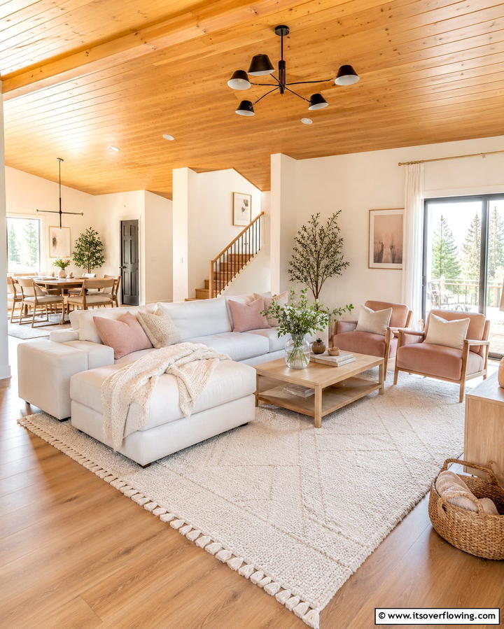 Honey Toned Wood Ceilings for Natural Warmth - 25 Wood Ceiling Ideas to Elevate Your Interior