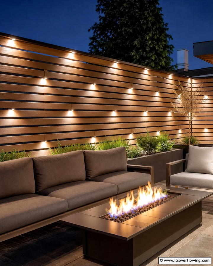 Horizontal Fence with Decorative ScreensExact - 25 Unique Horizontal Fence Ideas for Modern Landscaping