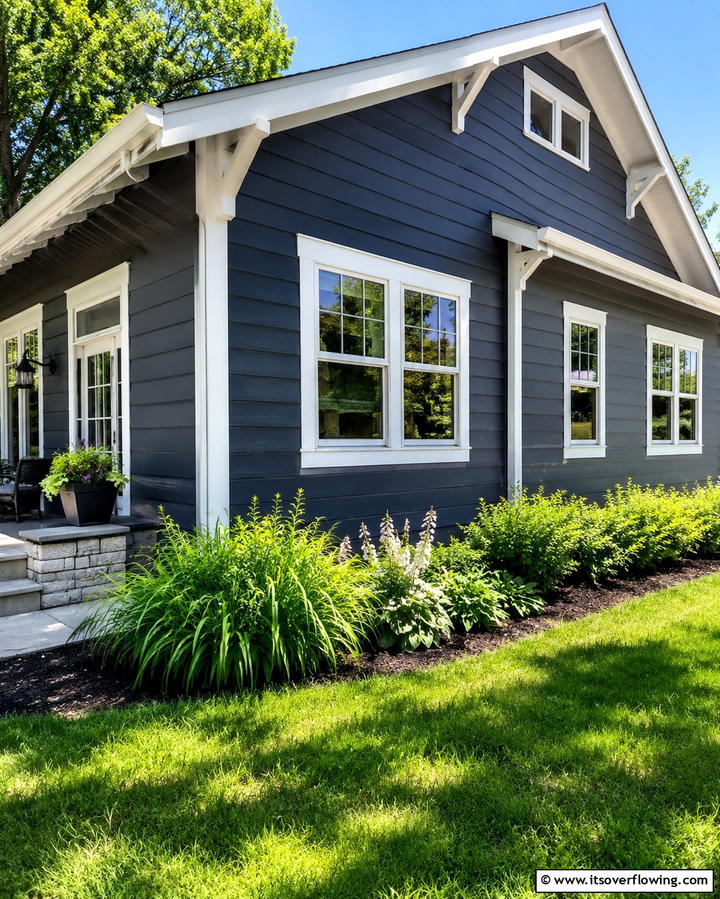 Horizontal Siding for a Streamlined Look - 25 Modern Cottage House Exterior Ideas for a Charming Look
