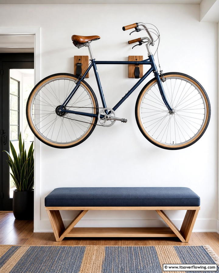 Horizontal Wall Storage for Easy Access - 25 Garage Bike Storage Ideas for a Clutter-Free Space