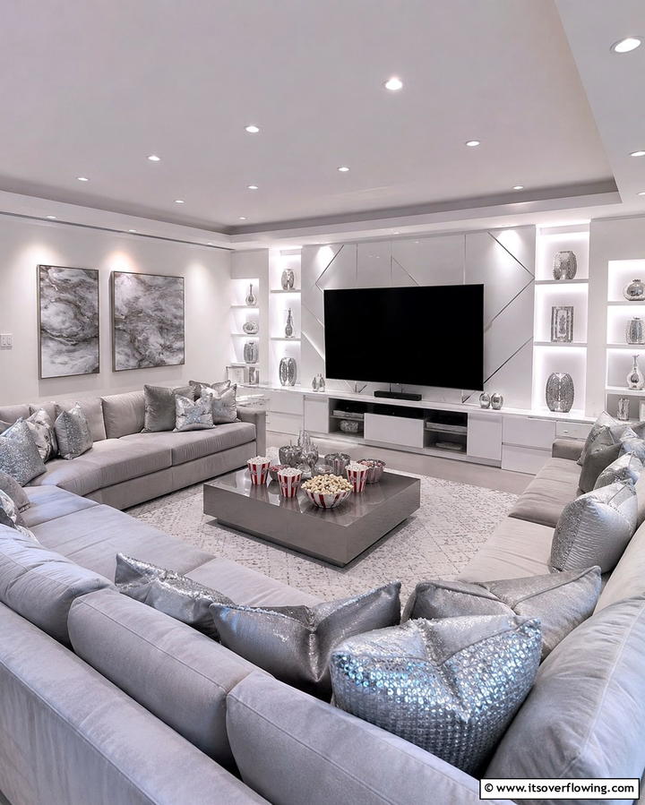 Hosting a Themed Movie Night - 30 Silver Anniversary Ideas for a 25th Wedding Celebration