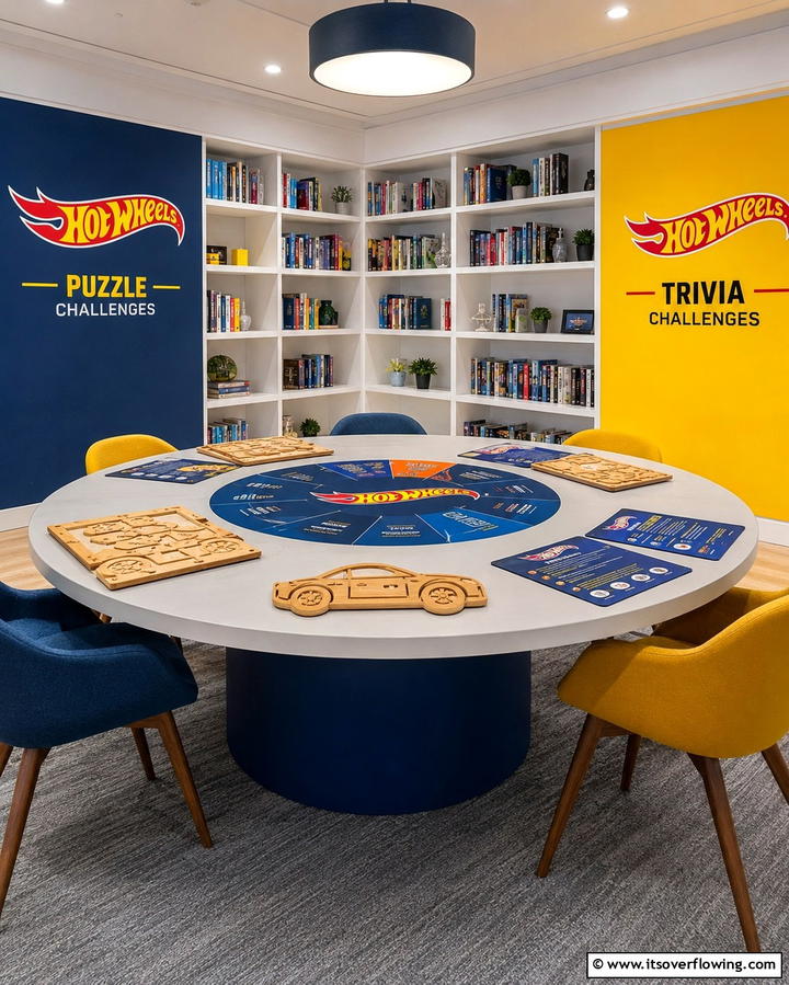 Hot Wheels Puzzle and Trivia Challenges - 30 Hot Wheels Birthday Party Ideas- Race-Themed Decor & Activities